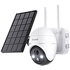 Vezeték nélküli 5MP WiFi kültéri kamera ieGeek ZS-GX4S fehér napelemmel (ZS-GX4S White)