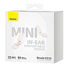 Vezeték nélküli fülhallgató Baseus Bowie EZ10, fehér (A00054300226-Z1)