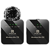 Vezeték nélküli Lavalier mikrofon PULUZ 1 TX + 1 RX (PU3153B)