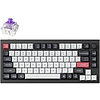 Vezeték nélküli mechanikus billentyűzet (ANGOL) Keychron Q1 HE RGB, Nebula mágneses kapcsoló (fekete) [Q1H-M1]