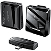 Vezeték nélküli mikrofon x2 Vention NCBB0 USB-C (fekete)
