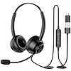 Vezetékes headset mikrofonnal New Bee H368