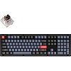 Vezetékes mechanikus billentyűzet (ANGOL) Keychron V6 RGB barna kapcsoló (matt fekete) [V6-C3]
