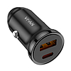 Vipfan C03 autós töltő, USB + USB-C, 20W, PD + QC 3.0, fekete (C03-black)