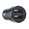 Vipfan C10 autós töltő, 2x USB, 2.4A, fekete