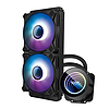 Vízhűtés Darkflash DX240 V2.6 ARGB PC 2x 120x120, fekete (DX240 V2.6 Black)