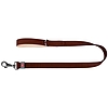 WAUDOG természetes bőr kutyapóráz 20 mm széles, 122 cm hosszú barna (08146)