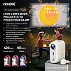 WEKOME S28 Pop Digital Series - Bluetooth V5.3 TWS vezeték nélküli fejhallgató töltőtokkal, projektor funkcióval fehér (WK-S28)