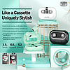 WEKOME VA06 Vanguard Series - Bluetooth V5.2 TWS vezeték nélküli fejhallgató töltőtokkal fekete (WK-VA06_BLACK)