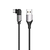 WEKOME WDC-142 játéksorozat - USB-A - Micro USB 3A játékkábel 180-ban elforgatható, 1 m tornish (WK-WDC-142_04)