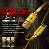 WEKOME WDC-163 Sakin Series - USB-C-Lightning PD 20W csatlakozókábel 1 m arany (WK-WDC-163)