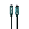 WEKOME WDC-181 Vanguard Series - USB-C a villámgyors töltéshez PD 20 W csatlakozókábel, 1 m zöld (WK-WDC-181_GREEN)