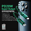 WEKOME WDC-181 Vanguard Series - USB-C a villámgyors töltéshez PD 20 W csatlakozókábel, 1 m zöld (WK-WDC-181_GREEN)