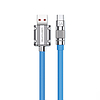 WEKOME WDC-186 Wingle Series - USB-A-USB-C gyorstöltő csatlakozókábel, 1 m kék (WK-WDC-186_02_BLUE)
