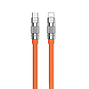 WEKOME WDC-187 Wingle Series - USB-C villámgyors töltéshez PD 20 W csatlakozókábel, 1,2 m narancs (WK-WDC-187_ORANGE)