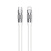 WEKOME WDC-187 Wingle Series - USB-C villámgyors töltéshez PD 20 W csatlakozókábel, 1,2 m fehér (WK-WDC-187_WHITE)