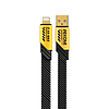 WEKOME WDC-190 mecha sorozat - USB-A villámgyors töltés csatlakozókábel 1 m sárga (WK-WDC-190_01_YELLOW)