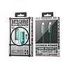 WEKOME WDC-193 Vanguard Series - USB-C-USB-C szupergyors töltő csatlakozókábel 100 W 1 m zöld (WK-WDC-193_GREEN)