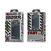 WEKOME WP-319 Vanguard Series - Power bank 10000 mAh Super Charging PD 20W + QC 22,5W fekete / átlátszó (WK-WP-319)