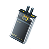 WEKOME WP-325 Vanguard Series - Power bank 20000 mAh szuper töltés beépített USB-C és Lightning PD 20 W kábellel + QC 22,5 W fekete / átlátszó (WK-WP-325)