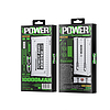 WEKOME WP-339 konténersorozat - Power bank 10000 mAh szuper töltés beépített USB-C és Lightning PD 20 W kábellel + QC 22,5 W ezüst (WK-WP-339_SILVER)