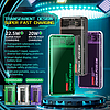 WEKOME WP-351 Vanguard Series - Power bank 20000 mAh PD 20W + QC 22,5W lila / átlátszó (WK-WP-351_PURPLE)