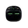 WEKOME WP-C26 - Bluetooth / MicroSD / 2x USB-A FM adó + 17 W-os autós töltő fekete (WK-WP-C26)