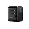 WEKOME WP-U03 Pop digitális sorozat - EU / UK / US / AU töltő / utazási adapter + 3x USB-C és 2x USB-A 30 W fekete (WK-WP-U03)