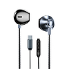 WEKOME YB08 Blackin sorozat - HiFi USB-C vezetékes fejhallgató Tarnish (WK-YB08_02_TARNISH)