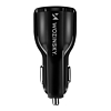 Wozinsky autós töltő 2xUSB fekete (WCC-02)