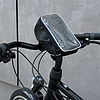 Wozinsky Bike kormánytáska kerékpár telefontok 6,5 hüvelykes 0,9 literes fekete (WBB4BK) számára