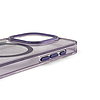 Wozinsky csillámos MagSafe tok Samsung Galaxy S24 FE-hez - lila csillámporral