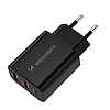 Wozinsky CWCUCB 30W USB-C / 2 x USB-A fali töltő - fekete