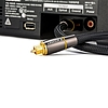 Wozinsky digitális optikai audioszálas kábel Toslink SPDIF 3m fekete (WOPT-30)