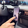 Wozinsky gravitációs telefon tartó autó hűtőrácshoz fekete (WCHBK7)