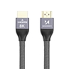 Wozinsky kábel HDMI 2.1 8K 60 Hz 48 Gbps / 4K 120 Hz / 2K 144 Hz 1 m ezüst (WHDMI-10)