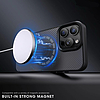 Wozinsky karbonszálas tok MagSafe-feltöltéssel Samsung Galaxy S25 Ultra készülékhez, barna