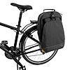Wozinsky 2 az 1-ben kerékpár csomagtartó táska és hátizsák 30 l fekete (WBB33BK)