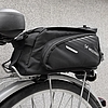 Wozinsky kerékpárszállító táska 9 l-es vállpánttal (esőhuzat mellékelve) fekete (WBB22BK)