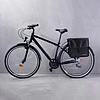 Wozinsky biciklis hátsó csomagtartóra rakható dupla táska 28 l - fekete (WBB34BK)