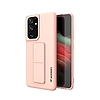 Wozinsky Kickstand Case szilikon állványborítás Samsung Galaxy S21 Ultra 5G Pink telefonhoz