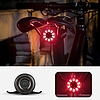 Wozinsky LED hátsó kerékpár lámpa mikro USB piros lámpával, 5 mód fekete (WRBLB2)