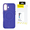 Wozinsky MagSafe divattok Samsung Galaxy S25 Ultra készülékhez - lila