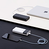Wozinsky powerbank 30000mAh Li-Po 4 x USB LCD kijelzővel 2 A fehér (WPB-001WE)