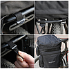 Wozinsky tágas kerékpáros táska 60 l a csomagtartóhoz (esővédővel együtt) fekete (WBB13BK)