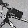 Wozinsky kerékpártáska telefontokkal, vázra (6,5 hüvelykes, 1 l-ig, fekete) (WBB6BK)