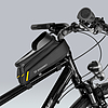 Wozinsky vázas kerékpártáska telefontokkal 1l fekete (WBB25BK)