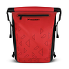 Wozinsky vízálló hátizsák kerékpár csomagtartóhoz 2 az 1-ben 23l piros (WBB31RE)
