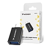 Wozinsky W10GY1S USB-C - USB-A 3.2 10Gb/s adapter - fekete