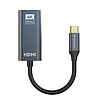 Wozinsky WACH-01 USB-C - HDMI 4K 60Hz Adapter - Fekete